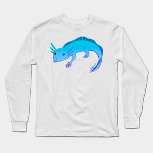 Axolotl Blue Long Sleeve T-Shirt